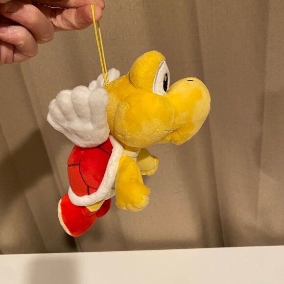 Super Mario Bros. Joppa Paratroopa Plush 8 Turtle with Wings - Picture 4 of 8